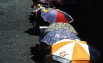 Strassenszene in Antigua, Guatemala