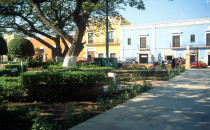 Plaza in Campeche, Mexiko