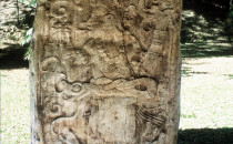 Stele in Ceibal, Guatemala