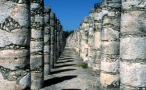 "Halle der 1000 Säulen" in Chichén Itzá