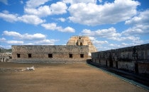 Die sogenannte "Nunnery" in Uxmal, Mexiko