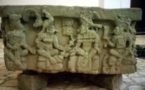 Altar Q - Museum von Copán, Honduras