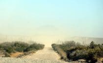 San Ignacio lagoon sandstorm, Baja California Sur, Mexico