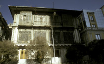 La-Paz-Hausfassade, Bolivien