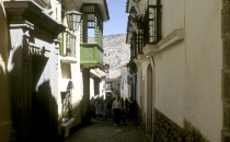 La-Paz-calle-Jaen, Bolivien