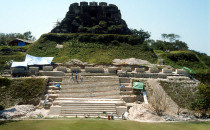 main temple in Xunantunich, Belize