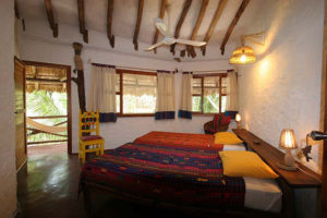 Posada Mawimbi Bungalow innen, Mexiko