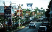 Hauptstraße von Chetumal, Mexiko