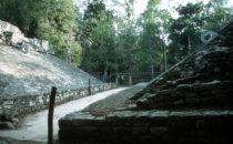 Ballspielplatz in Cobá, Mexiko