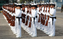 Parade in Veracruz, Mexiko