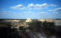 Blick über Uxmal, Mexiko