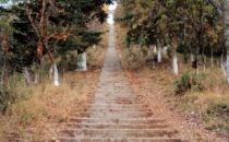 Treppe zum Mirador El Estribo, Pátzcuaro, Mexiko