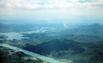Panama Canal from above