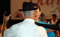 Danzón-Tanzpaar in Oaxaca, Mexiko