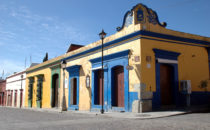 Oaxaca typische Straßenecke