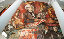 Mural Orozco im Palacio de Gobiernol, Guadalajara, Mexiko