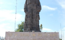 Monumentalstatue des Benito Juárez, Querétaro, Mexiko