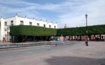 Plaza im historischen Zentrum, Querétaro, Mexiko
