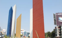 Torres de Satélite by Luis Barragán, Mexico City