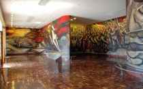 Mural in Castillo Chapultepec, Mexico City