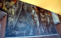 Orozco mural in San Ildefonso, Mexico City