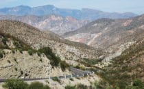 Fahrt durch die Sierra Gorda, Mexiko