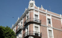 Talavera-Fassade, Puebla, Mexiko