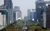 Paseo de la Reforma with Àngel de la Indepedencia, Mexico City