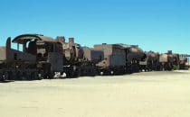 Friedhof der Züge in Uyuni © Bertram Roth
