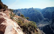 Divisadero, Blick in den Canyon