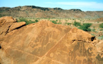 Petroglyphs, Twyfelfontein, Namibia
