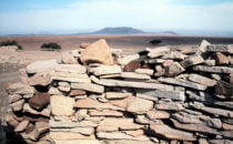 Namibia, Remains of an old wall