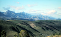 View over the mountains into the Karoo, South Africa