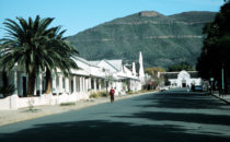 View to Drostdy Hotel in Graaff-Reinet, Soth Africa