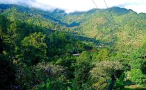 San Juancito with La Tigra in the background, Honduras