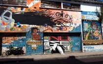 Cartagena - Graffiti in Getsemaní, Kolumbien