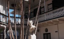 Cartagena - Innenhof der Casa Rafael Nuñez, Kolumbien