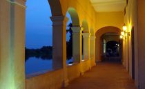 Mompos - Blick vom Zollgebäude auf den Magdalena, Kolumbien