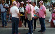 Santa Marta - Weltfrauentag - der Aufruf wird befolgt, Kolumbien