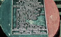 memorial plaque for the anonymous heroes of the revolution, León, Nicaragua
