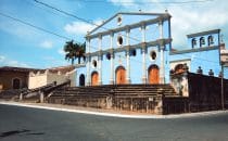 church facade in Granada, Nicaragua