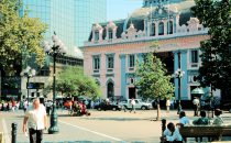 The post office at the Plaza de Armas in Santiago, Santiago de Chile, Chile