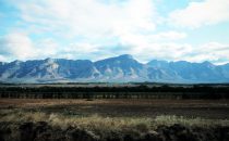 Blick auf die Drakensberge vom Lowveld, Südafrika