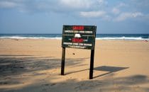 Durban - beach to the north, South Africa