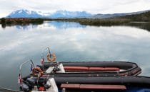 Start of the Zodiac Tour, Torres del Paine Nationalpark, Chile