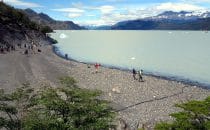 on the shore of Lago Grey, Torres del Paine Nationalpark, Chile © Bertram Roth
