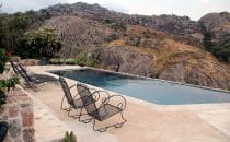Pool with view near Mbabane, Swaziland