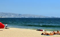 beach in Valparaíso, Chile
