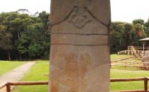 San Agustín - representation of a birth, Colombia