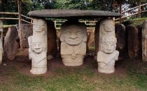 San Agustín - tomb guards, Colombia
